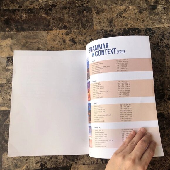 Grammar 1 In Context 6th Edi Sandra N. Elbaum 2017 Student Book Paperback - Picture 8 of 10